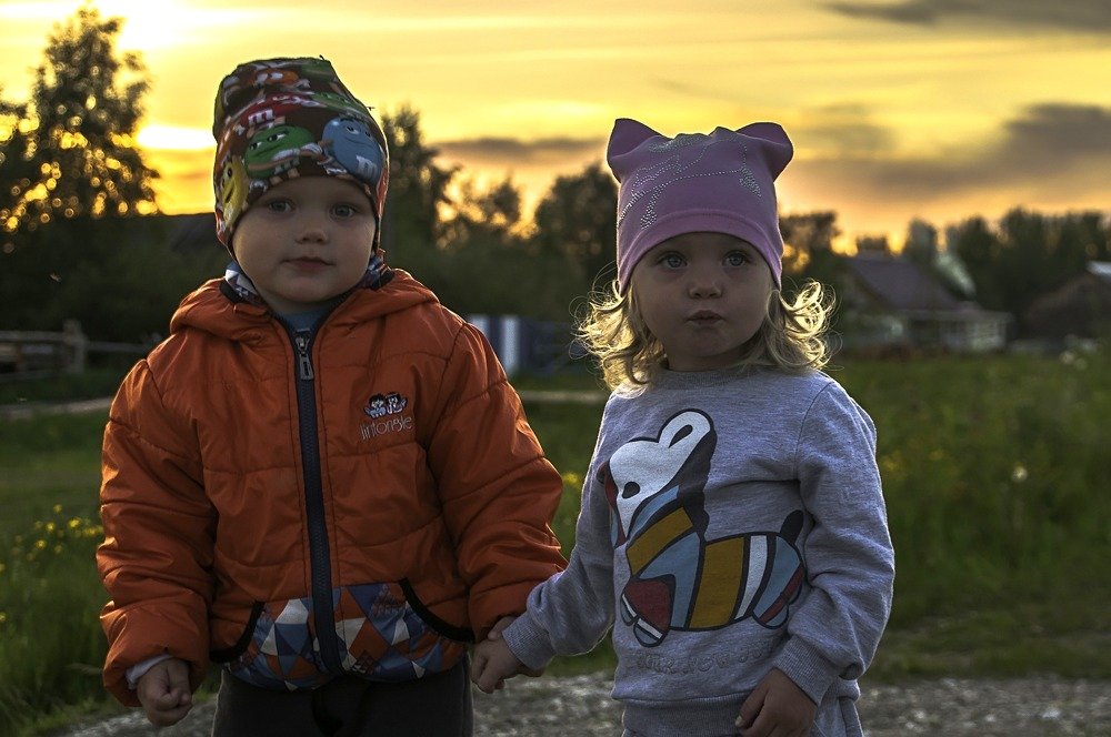 На вечерней прогулке