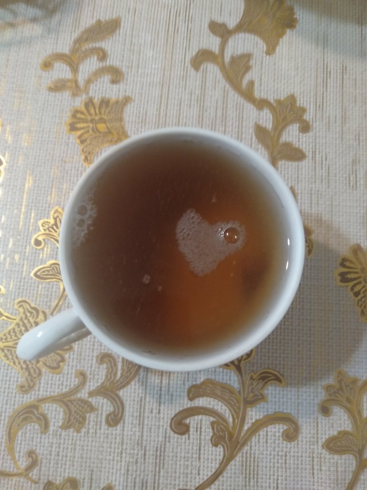 love with cup of tea