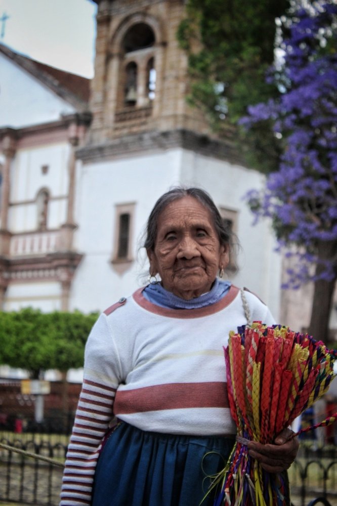 Elena, artesana toda una vida.