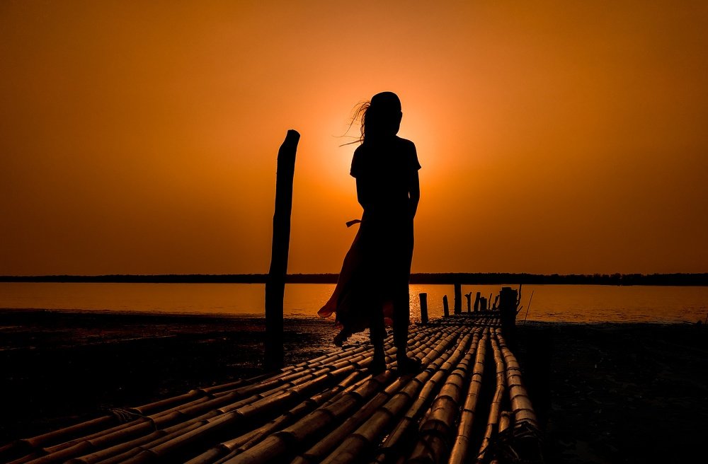 Story of the rising sun and an angel