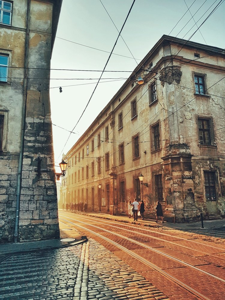 Sunset in the most comfortable city of Ukraine & Lviv