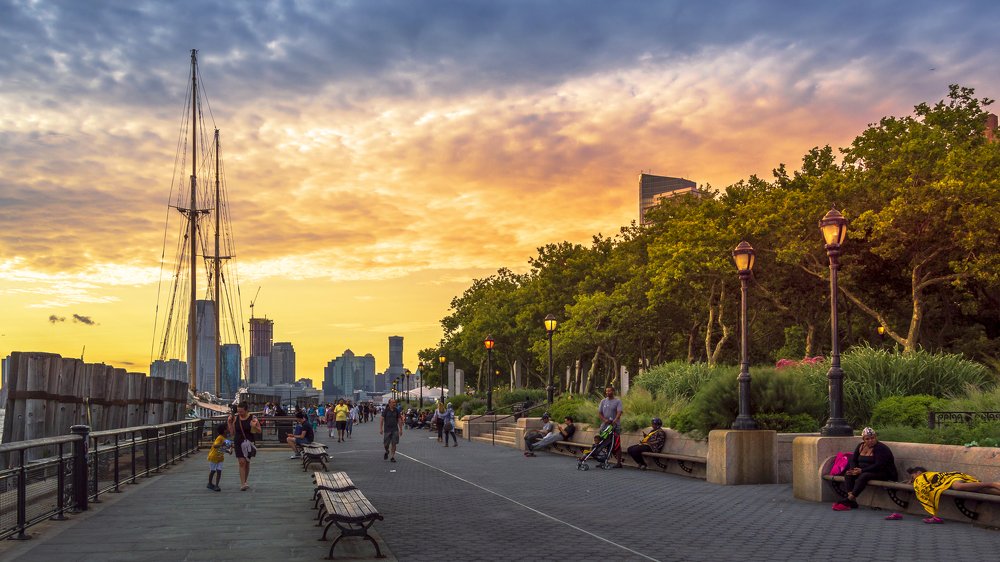 Battery Park Sunset