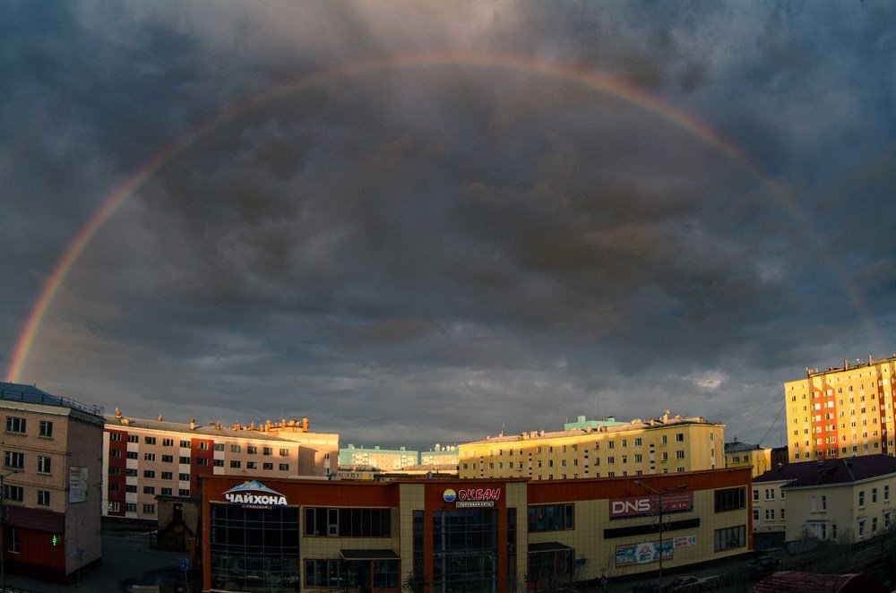 Радуга-дуга на Дудинкой