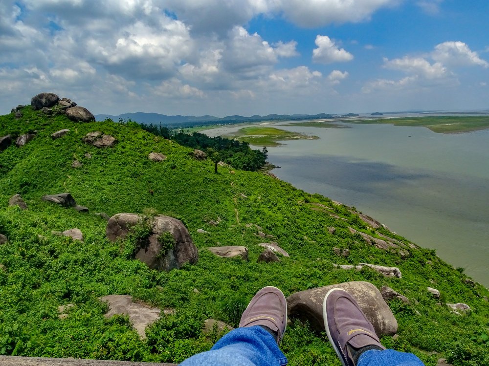 Enjoying natural view