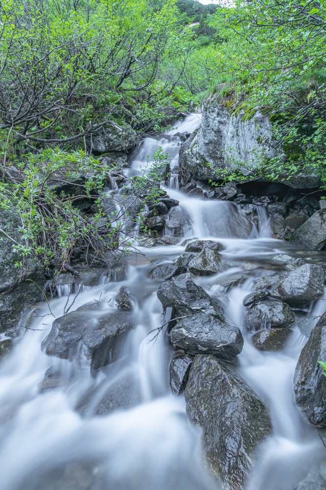 Wild water at the mountain