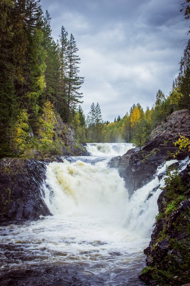 Водопад Кивач, Карелия
