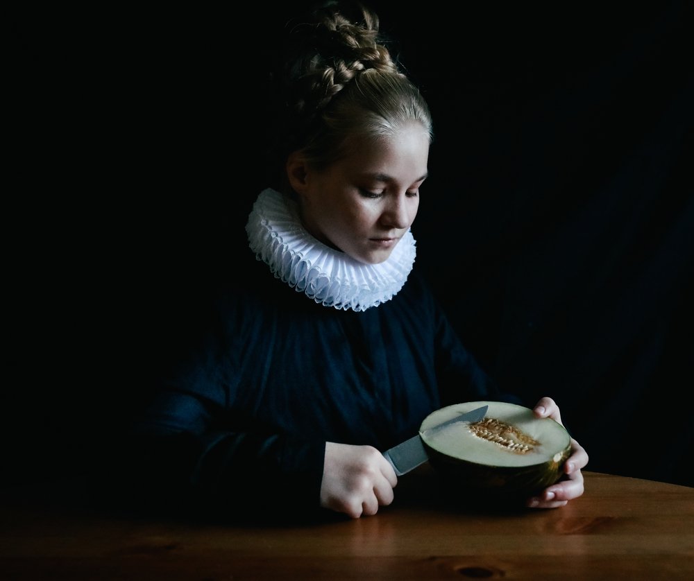 Портрет с дыней