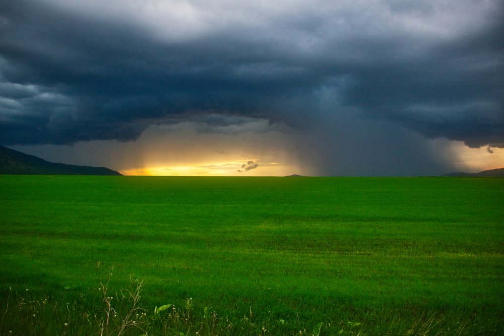 приближение грозы...