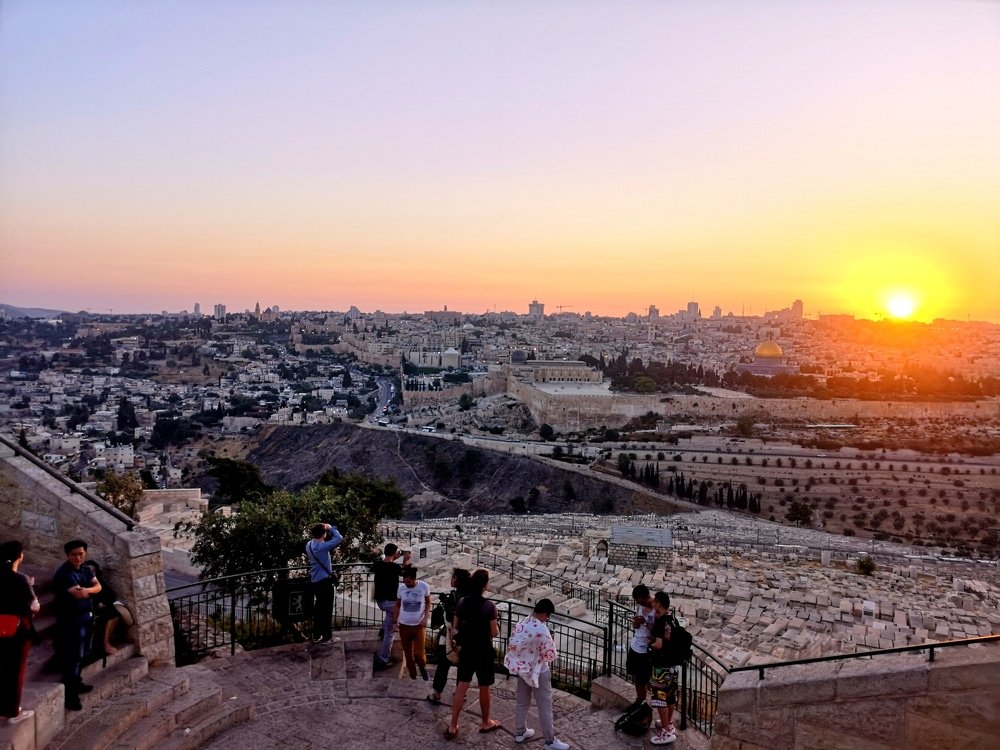 Закат в Иерусалиме