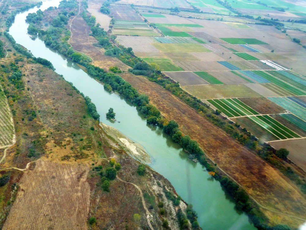 A view from above, from the air