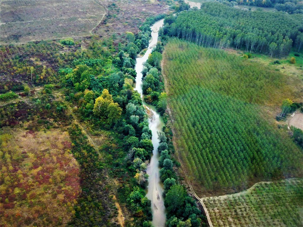 A view from above, from the air
