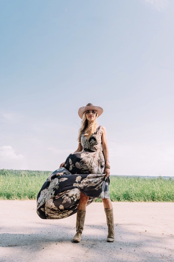 Бохо в поле