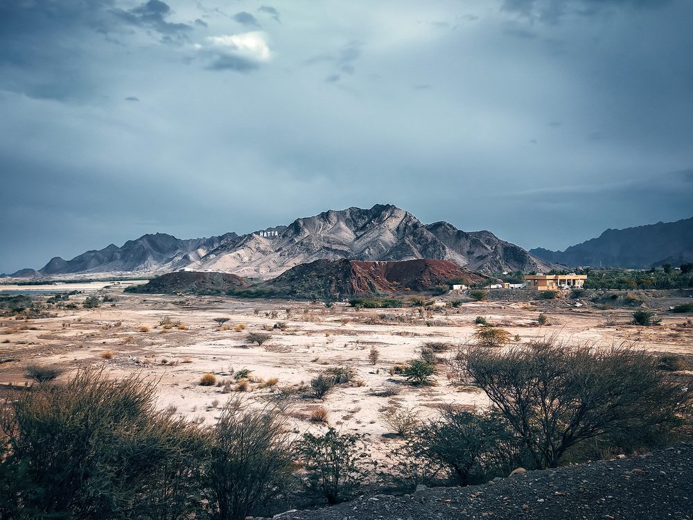 Hatta Landscape at Storm