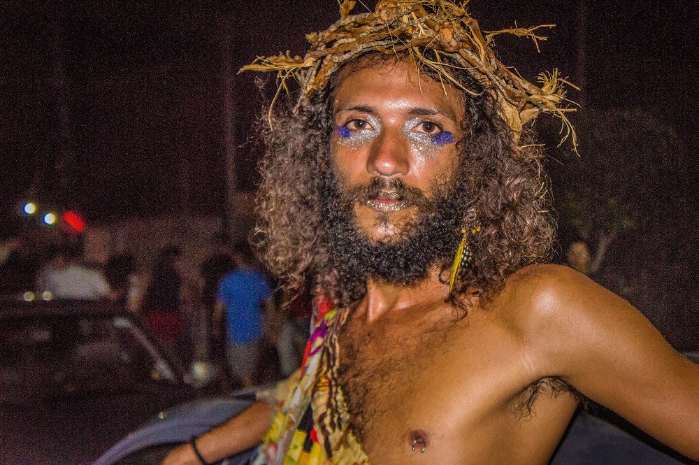 Jesus Christ participates in the Carnival