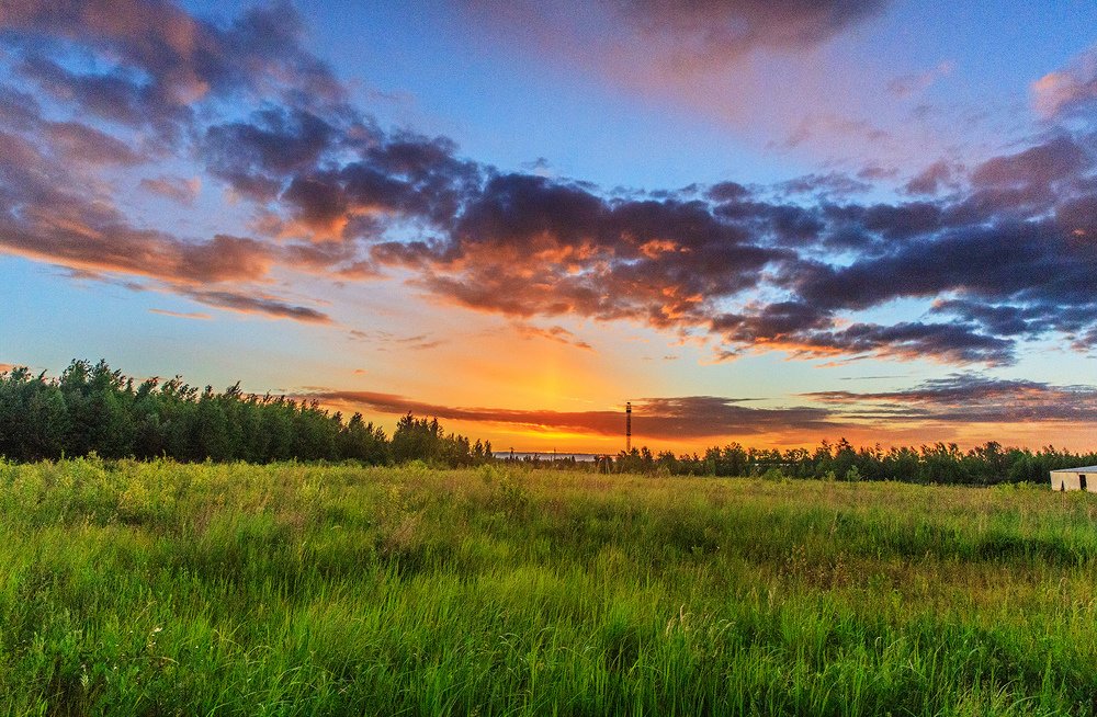 За минуту до восхода