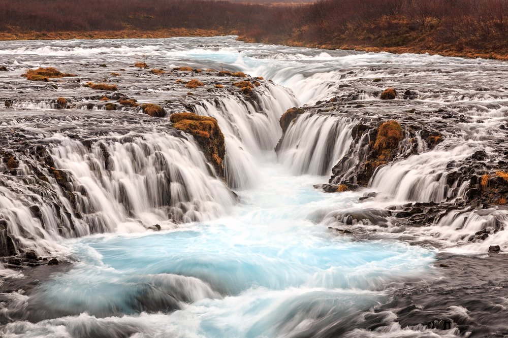 Водопад Bruarfoss.
