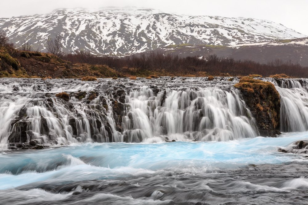 Водопад Bruarfoss.
