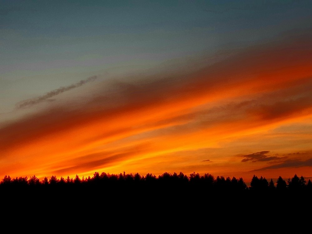 Закат. Истра.