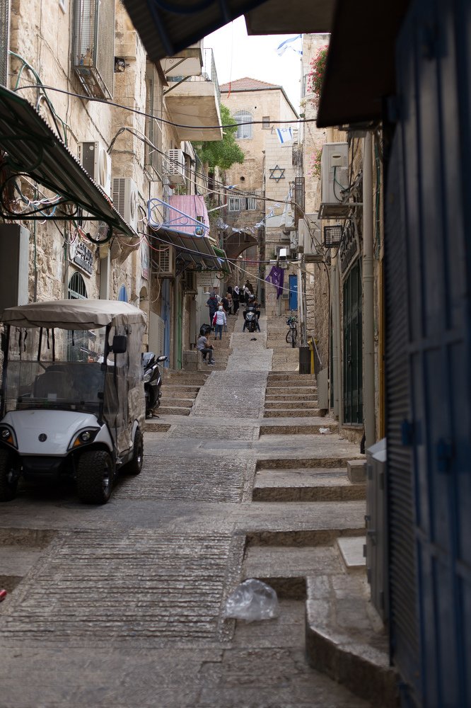 На узких улочках Иерусалима