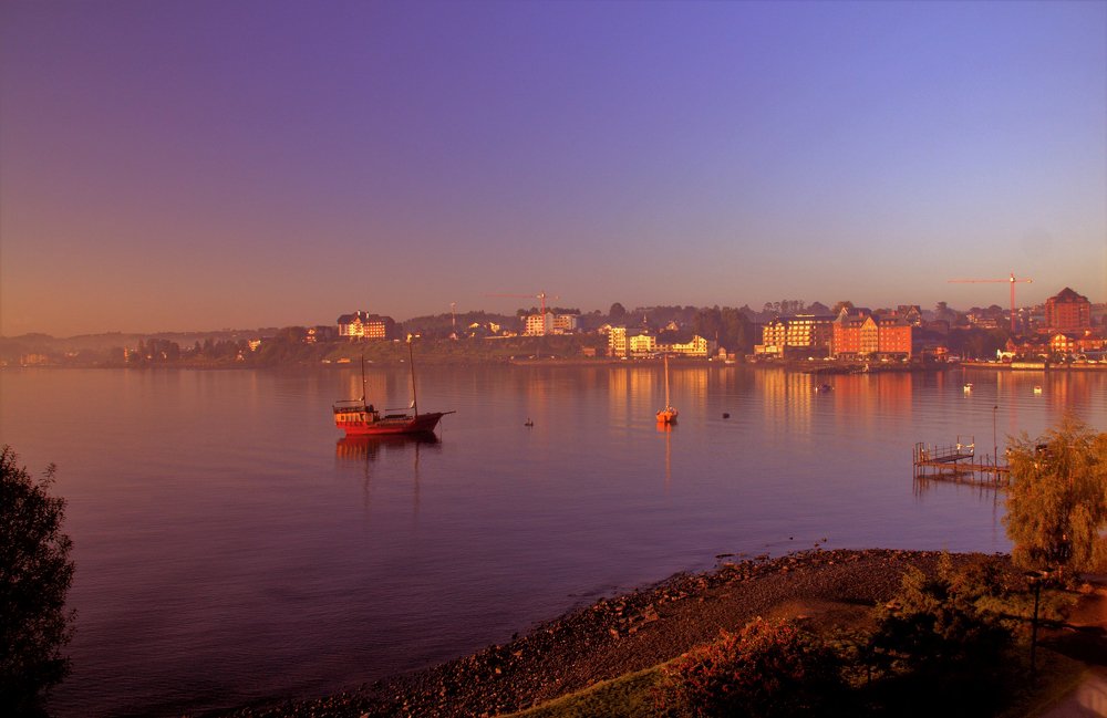 Atardecer en Lago Llanquihue