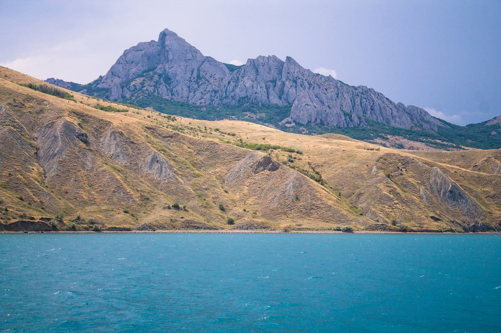 Красивый вид с моря