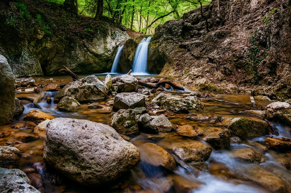 Крым. Черемисовские водопады.