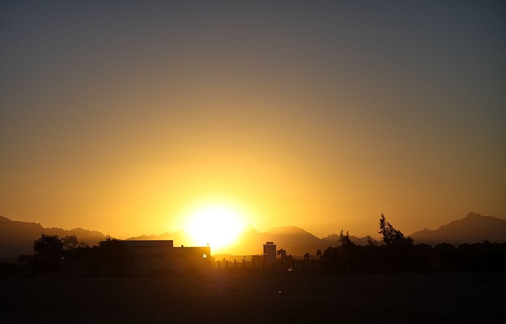 Закат в Хургаде