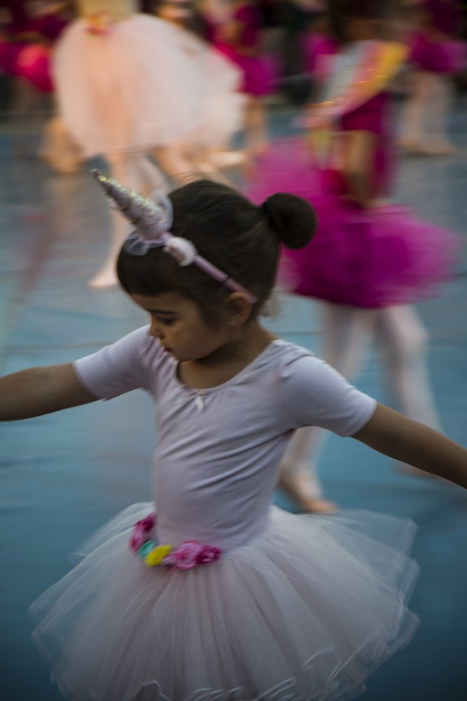 young girl's performance