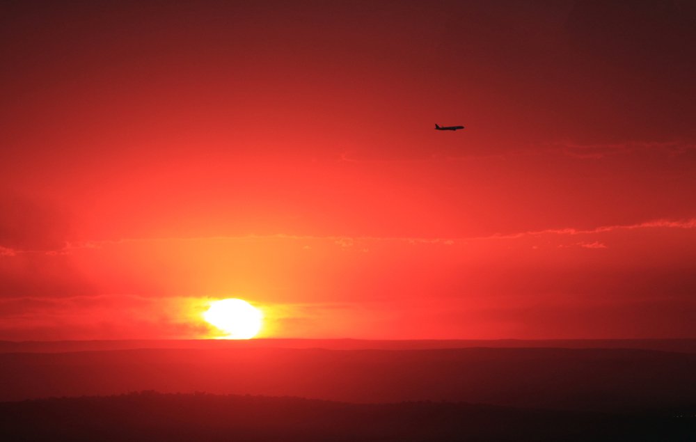 Закат над городом