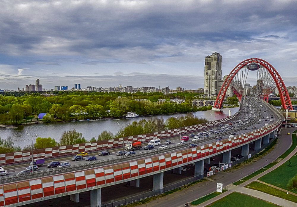 Живописный мост в Крылатском, Москва