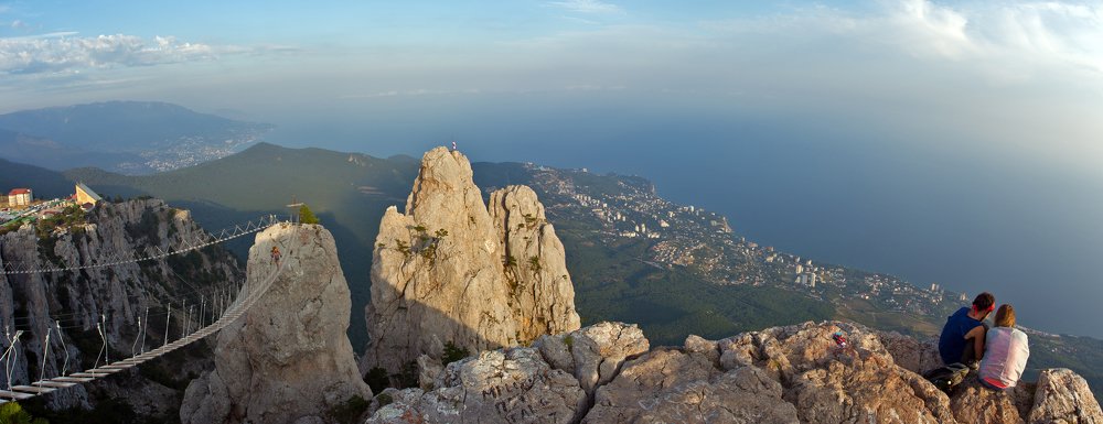 на вершине