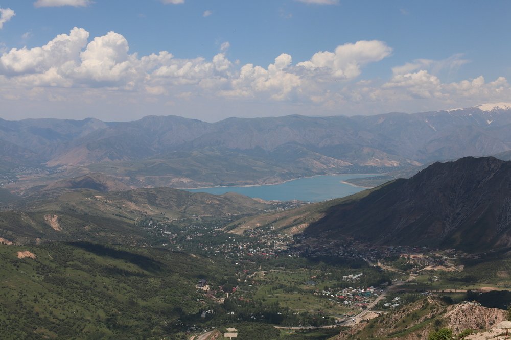 Водохранилище с высоты 2200