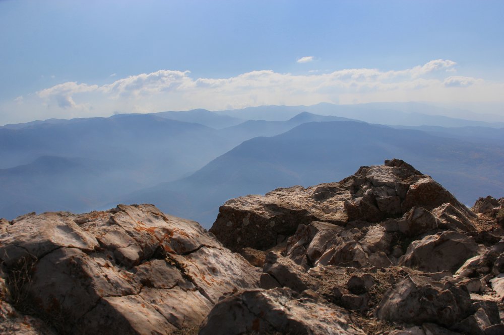 Вершины гор Крыма