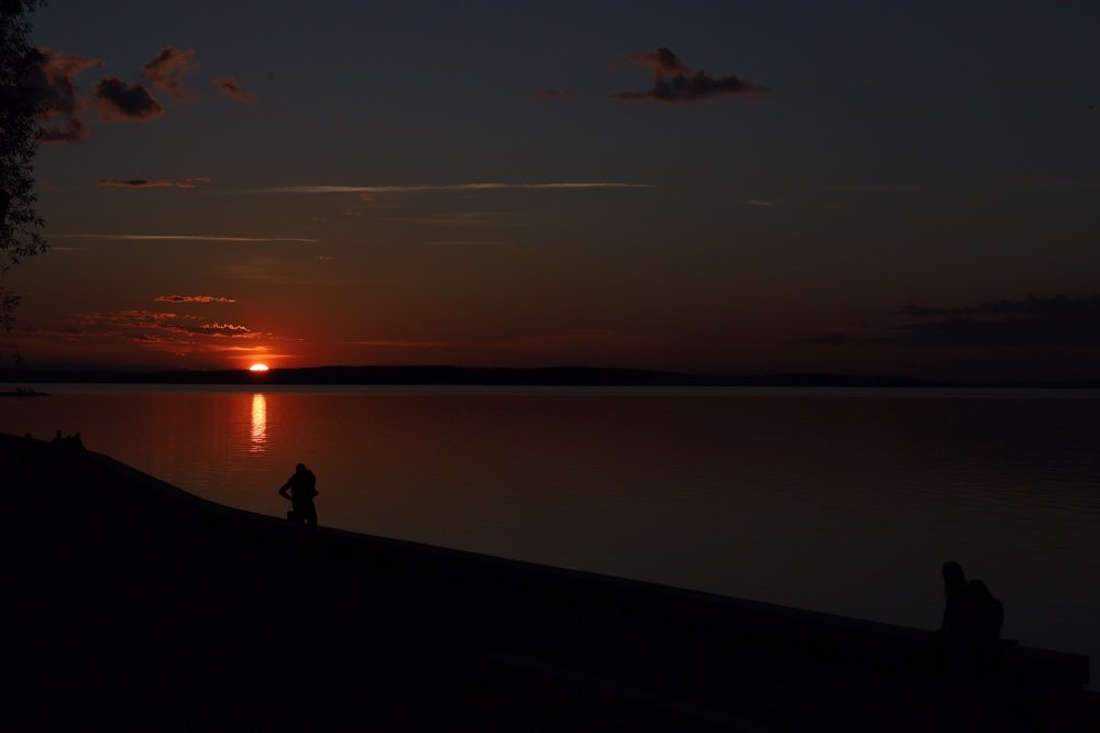 Закат в Карелии