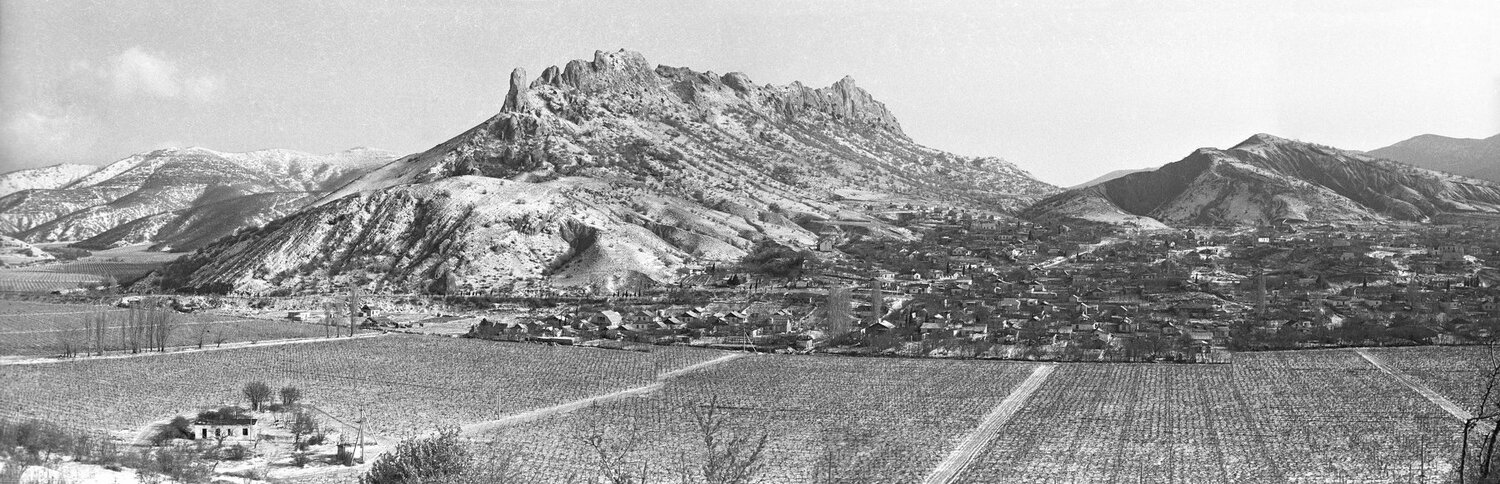 Село Таракташ зимой.