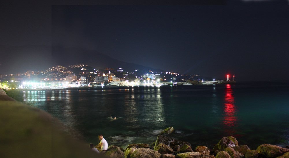 Ялта. Набережная. Вечер.