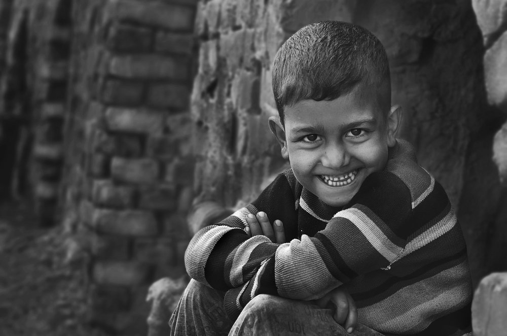 ابتسامة الرجل الصغير