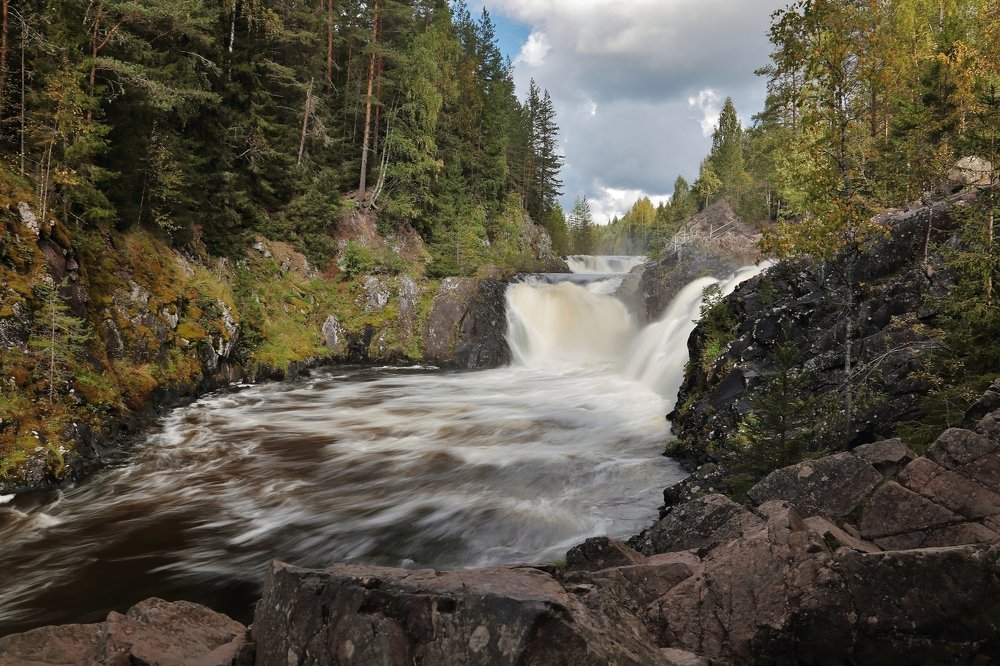 Водопад Кивач.