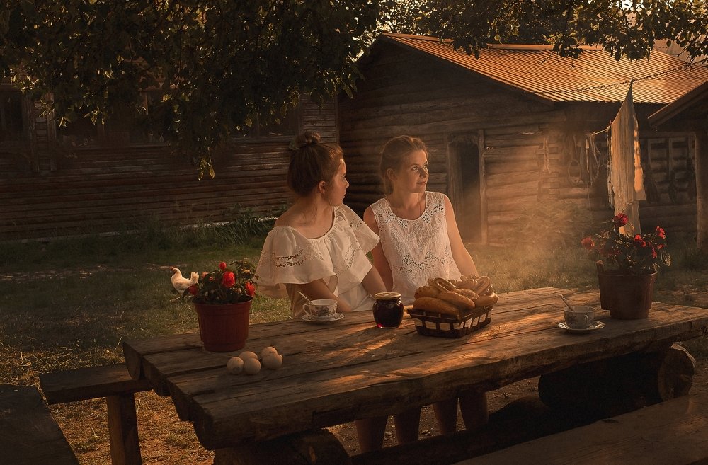 Вечер в деревне