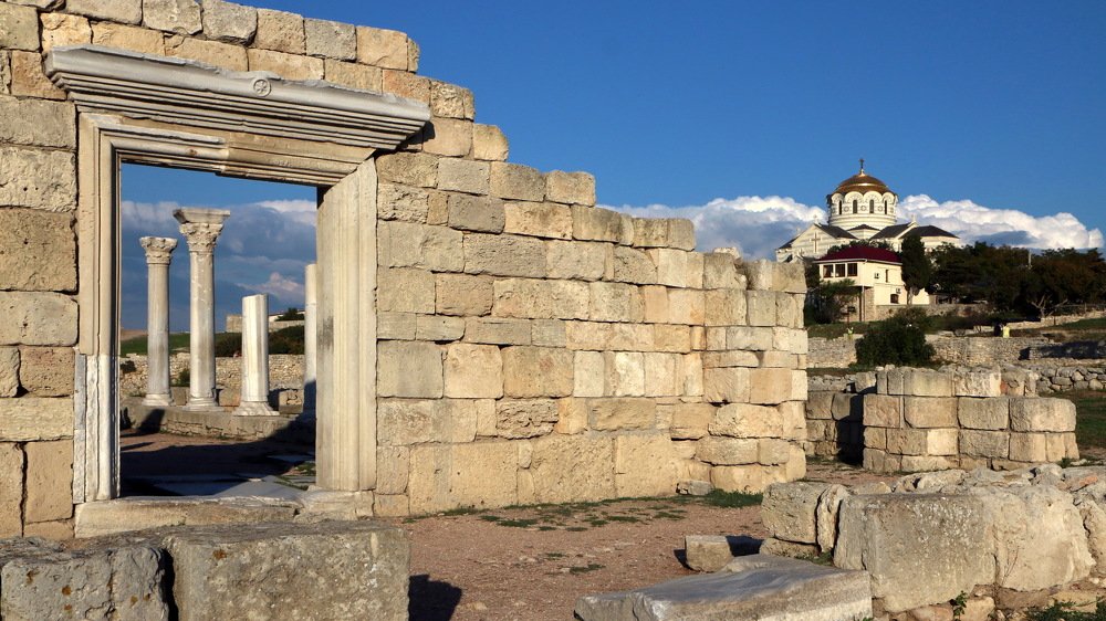 Развалины Херсонеса.
