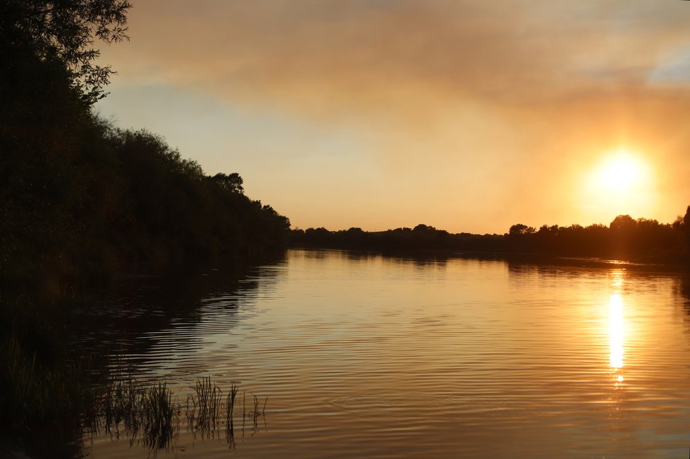 Закат на Старице. Безмятежность.
