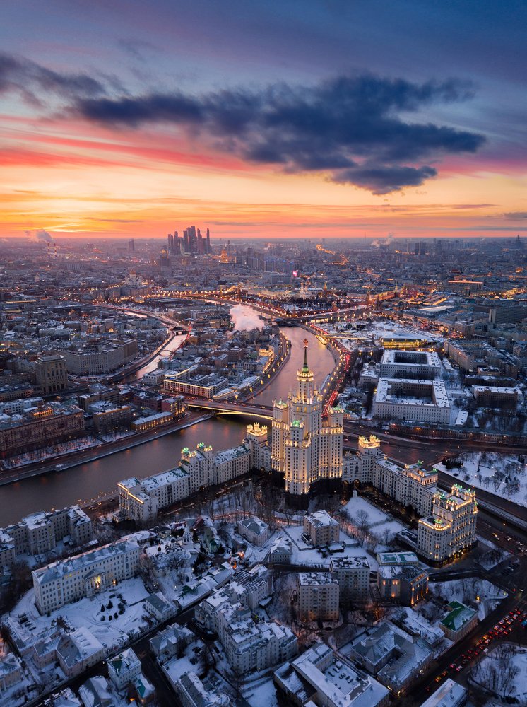 Морозный закат