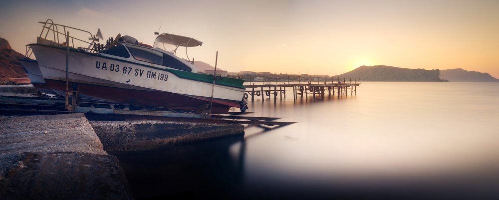 Раннее утро в Судаке