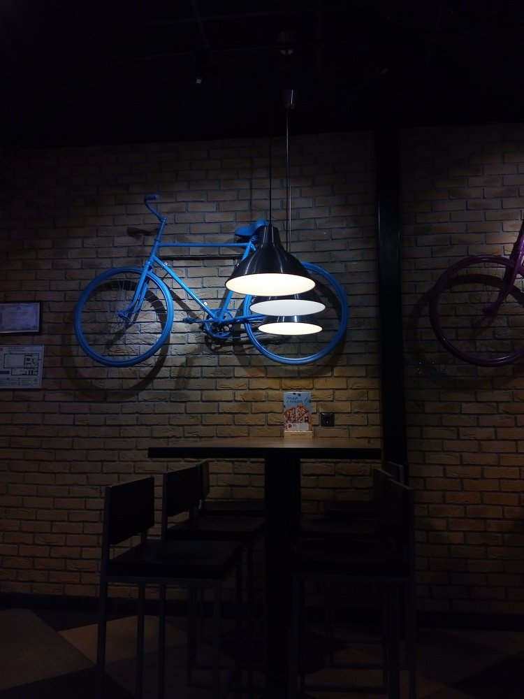 Синий велосипед