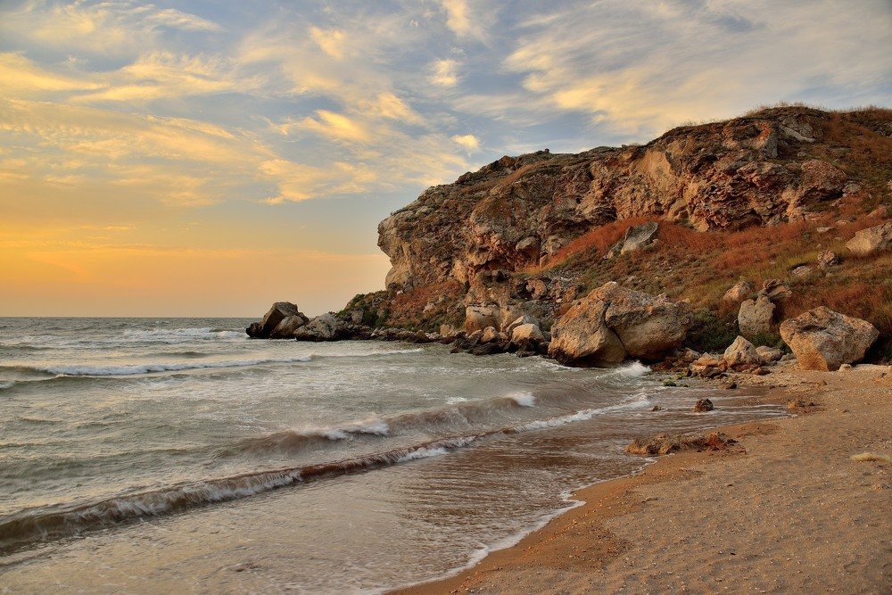 Вечер у мыса Зелёный