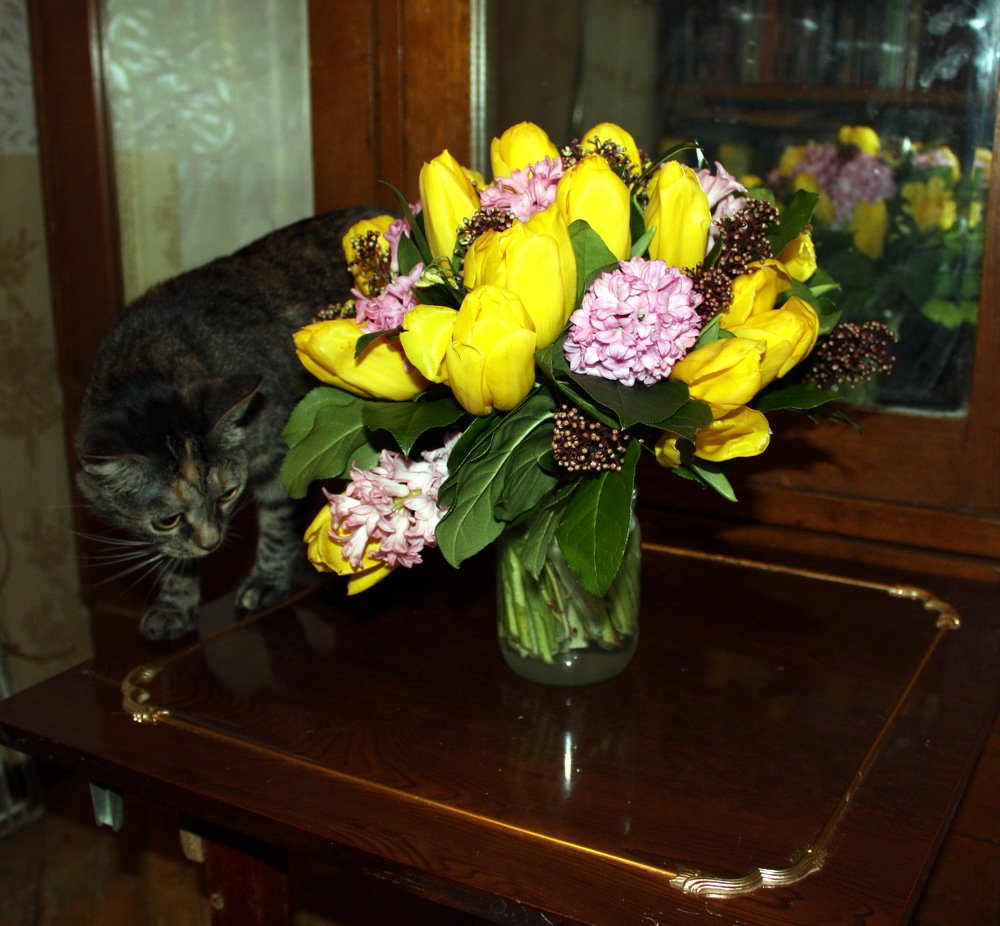 Букет с Джолькой.