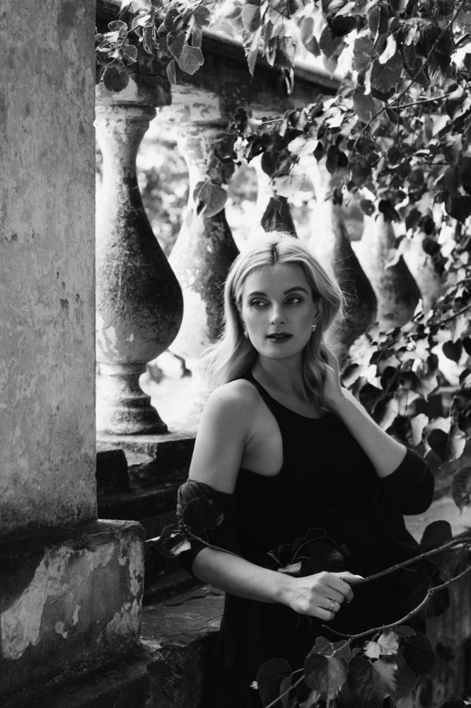 black and white waiting