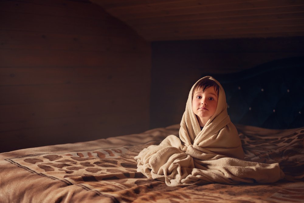 После купания