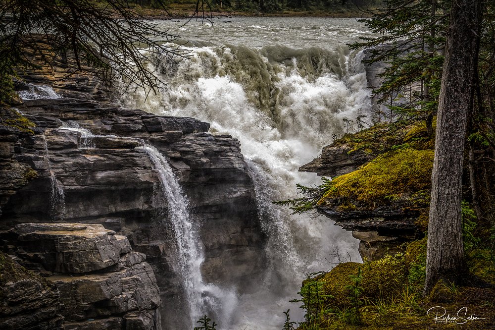 athabaskan waterfall,Jasper,canada