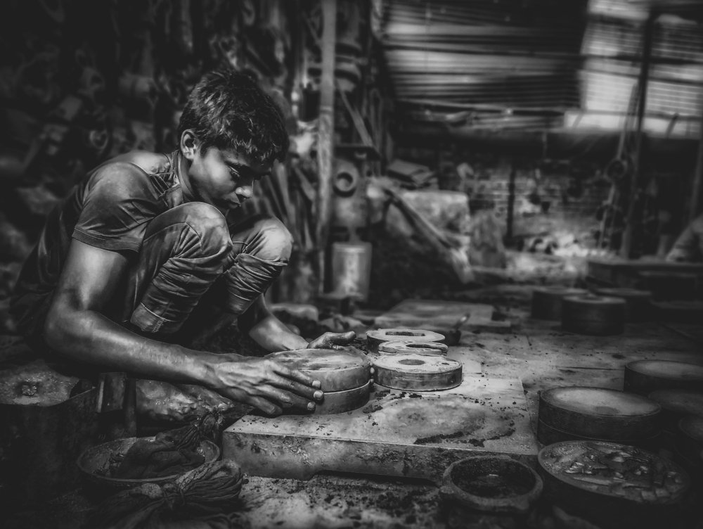 Caught in a labour trap.